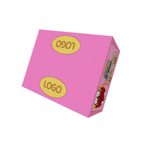 Caja de Aperitivos Personalizada, Envase de Comida Rápida, Cajas de Papel Kraft para Llevar, para Aperitivos, Hamburguesas y Sándwiches