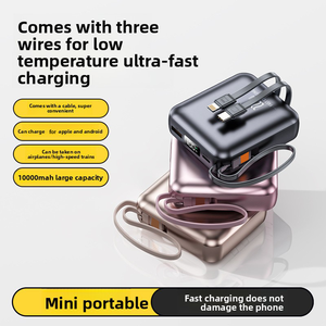 <span class=keywords><strong>Batterie</strong></span> <span class=keywords><strong>externe</strong></span> ultra-compacte avec câble intégré Ice Core 20000mAh, charge super rapide, écran LED, alimentation mobile USB portable - Product Image 5