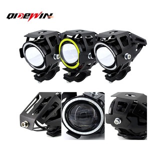 ไฟสปอร์ตไลท์มอเตอร์ไซค์ Qideguan U7 12-24V LED เลนส์คอนเดนซิ่ง IP67 ไฟหน้าความสว่างสูง - Product Image 3