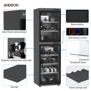 Deshumidificador ANDBON de 180L para Almacenamiento Anti-Humedad, para Armarios, Instrumentos y Colecciones Valiosas, Cámara DSLR - Product Image 5