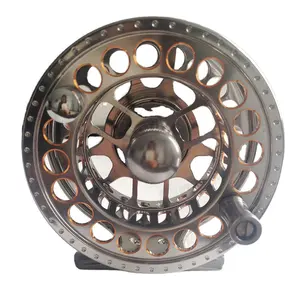 high quality CNC Design Fly fishing Reel WIth Anodized Aluminium color