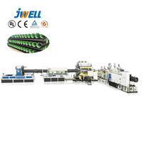 JWELL - Maquinaria para Fabricación de Tuberías Corrugadas de Doble Pared de HDPE / PP / PVC, Extrusora de Plástico / Línea de Producción de Máquinas de Extrusión