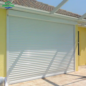 Panneau inférieur à persiennes en aluminium style café, demi-mur à persiennes pour cuisine, café, devanture de magasin - Product Image 5