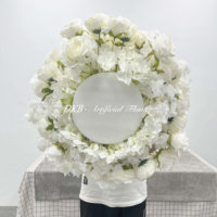 Centre de table personnalisé en forme de grande boule de fleurs de 70 cm, boule de fleurs violette et rose, grande décoration de mariage