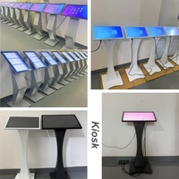 Kiosco con Pantalla Táctil de 19'', 21'' y 24'', Kiosco de Autoservicio con Soporte en Forma de K, Pantalla Interactiva Android Todo en Uno para Centros Comerciales