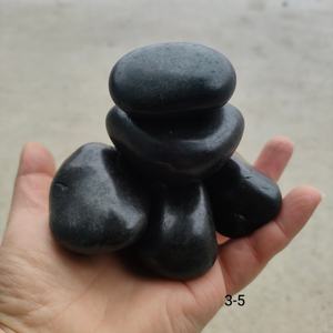 Venta de Piedras de Río Negras Pulimentadas Irregulares y Piedras Naturales para Jardín y Decoración de Exteriores - Product Image 1