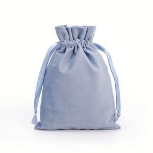 Sac d'emballage cosmétique en velours, pochette en flanelle avec cordon de serrage, petit sac cadeau pour parfum - Product Image 3