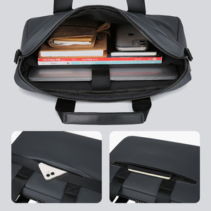 Sacoche d'ordinateur portable Oxford moderne de haute qualité, personnalisée, pour affaires, grande capacité, étanche et protectrice - Product Image 6