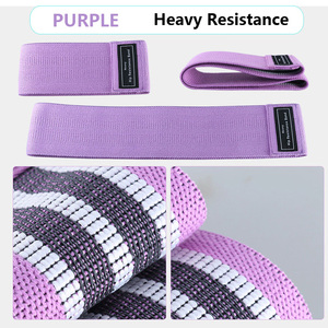 Neue Design Individuelles Logo Set von <span class=keywords><strong>3</strong></span> Übung Stretch Hüfte Kreis Gedruckt Stoff Booty Band Gym Fitness Glute widerstand Band - Product Image 5