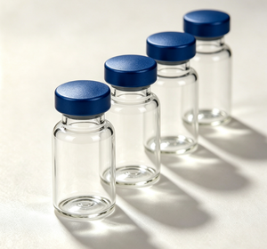 Frascos de vidrio con cuello sellado de metal azul zafiro, botellas pequeñas vacías de borosilicato de alta claridad para envasado de muestras pequeñas - Product Image 4