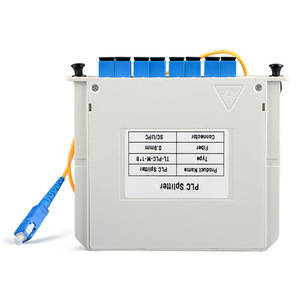 Pigtail PLC Splitter 1x8 LGX Box FTTH 1:8 SC Plug-in Cassette Type PON CATV Passif Fibre Optique Splitter Couvercle En Plastique - Product Image 2