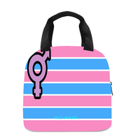 Sac à lunch arc-en-ciel Sapphic pour femmes et hommes, sac fourre-tout réutilisable, sacs à lunch isothermes pour le travail, le pique-nique, l'école ou les voyages