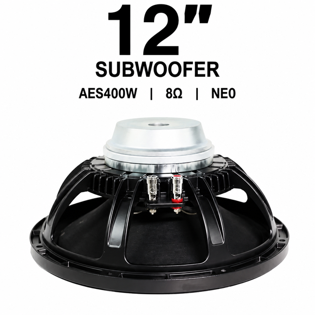 LS HD12N302 12 Inch 800W Mid-Range Loudspeaker Unit 65mm Voice Coil 8.0 Ohm Impedance Neodymium Magnet for Sound Reinforcement
