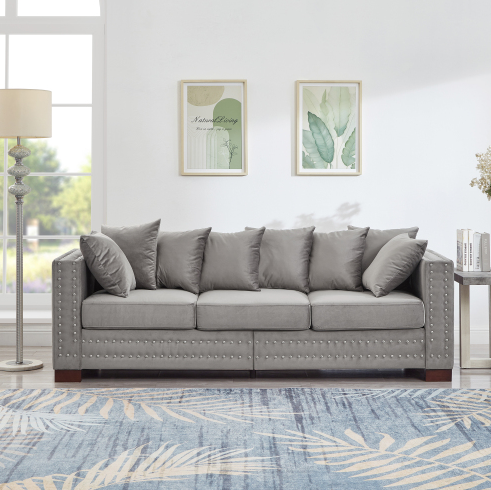 Gris + Velours + 3 places