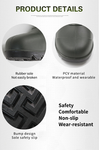 Agricultural Safety Work Industrial Work <strong>Boots</strong> Safety Footwear Men Shoes S4 S5 PVC Rain <strong>Boots</strong> Gum <strong>Boots</strong> Waterproof - Product Image 5