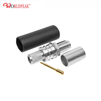 Proveedor de fábrica SMA/RPSMA Tipo 50Ohm Conector de cable Latón RPSMA Hembra Jack Bulkhead Crimp EZ WDFR240 Cable H155 RG59