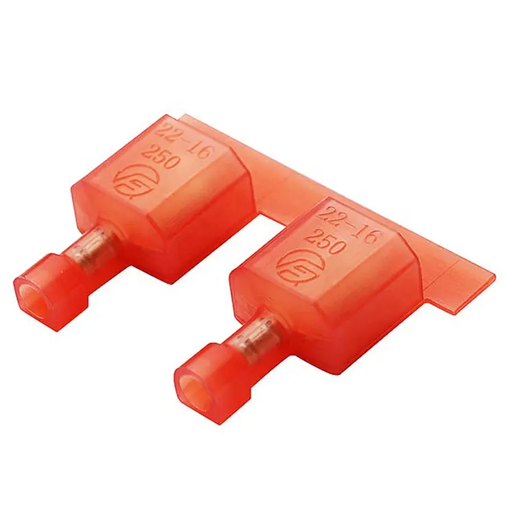2-520102-2 Male Insulated Terminal MDFN1.25-250 Chained Wire Crimping Connector Terminal Insertion Joint Electrical Cable Lug