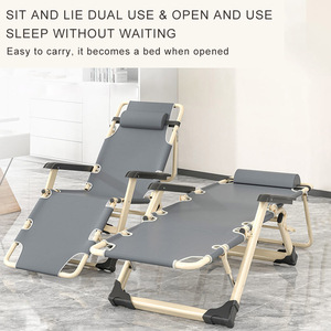 Fournitures de plein air, lit d'<span class=keywords><strong>escorte</strong></span> hospitalier, lit de repos de bureau, lit pliant, chaise pliante, carton métallique, mobilier d'extérieur, chaises de plage, moderne - Product Image 3