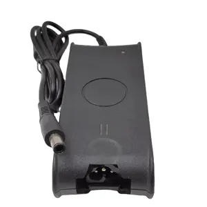 Laptop Power Adapter Specifically Designed for DELL Notebooks, Featuring 19.5V 4.62A Output and a Compact 7.4*5.0mm Connector