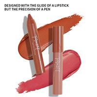 Crayon à lèvres mat velours épais 12 couleurs longue tenue waterproof maquillage OEM ODM marque privée vente en gros personnalisée