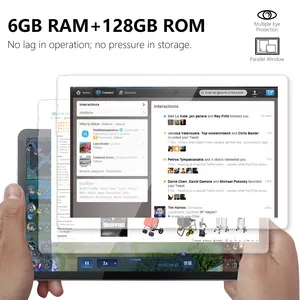 Tablet Touch Screen capacitivo Full HD da 11 pollici SCT616 Android 12 di fascia alta Tablet Pc Wifi 6 + 128GB 5G con scheda Sim