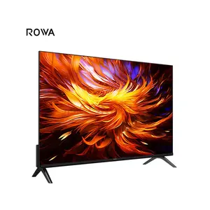 工厂Rowa 32英寸43英寸杜比电视32 43 50 55 65 75 85英寸智能KTV平板液晶AI 4K UHD 55英寸智能电视