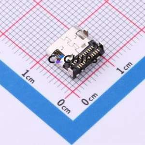TYPEC-324G-ECP24 USB Connector SMD Connector ( Connector Type: Type-C )( Protocol Standard: USB 3.1 )( Gender: Female ) - Product Image 2