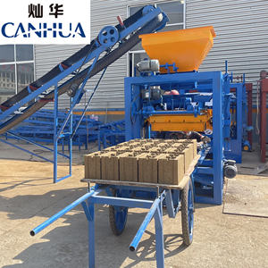 Beliebt!! Profitable kleine Projekte QT4-24 Halbautomat ische Ziegel herstellungs maschine Kunden spezifischer Beton China nach Philippinen <span class=keywords><strong>Import</strong></span> - Product Image 1