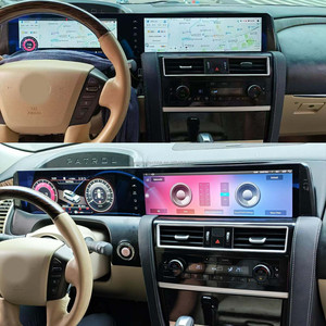 24.6" Dual Screen Qualcomm Android 13 <b>GPS</b> <b>Navigation</b> Head Unit Stereo For Nissan Patrol Y62 2010-2023 Upgrade Y63 Style - Product Image 2