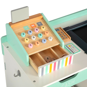 Deluxe supermercato di stallo <span class=keywords><strong>con</strong></span> carrello e registratore di cassa giocattolo Per I Bambini Pretend Gioca Divertente - Product Image 5