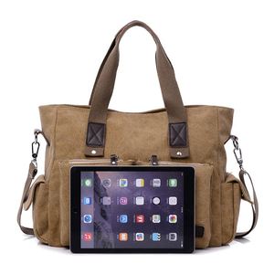Bolsa de Lona de Gran Capacidad, Nueva Bolsa Bandolera Minimalista para Uso Casual - Product Image 3