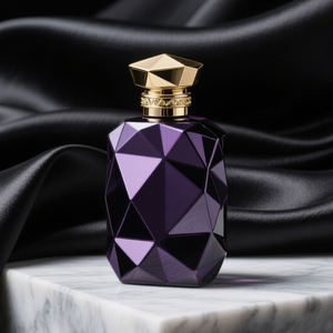 Flacons de <span class=keywords><strong>parfum</strong></span> vides ODM OEM 30 ml 50 ml 100 ml, flacons de <span class=keywords><strong>parfum</strong></span> en verre de forme irrégulière, flacon de <span class=keywords><strong>parfum</strong></span> en électrolyse violette - Product Image 1