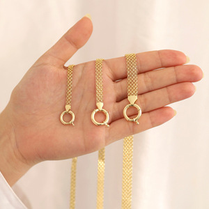 <span class=keywords><strong>Bracelet</strong></span> tendance en acier inoxydable imperméable, sans ternissement, avec fermoir mousqueton, chaîne en maille, <span class=keywords><strong>bracelet</strong></span> à fermoir <span class=keywords><strong>marin</strong></span> pour la fabrication de bijoux - Product Image 3