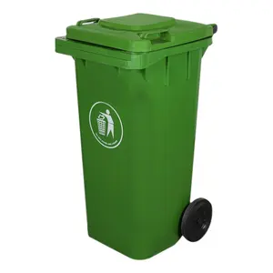 Açık 120L/240L plastik tekerlekli çöp kutusu çöp tenekesi çöp tenekesi