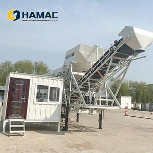 Planta Móvil Eléctrica de Producción de Hormigón sin Mezcladora 25-50m³/h, Hormigón Premezclado, Motor, Certificación CE ISO, Venta - Product Image 3