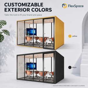 Flexspace 2026 สินค้าขายดีใหม่ โมเดิร์น พับได้ 35db สำนักงานสำเร็จรูปในร่ม บ้านเคลื่อนที่สำหรับทำงาน ห้องทำงานแบบแคปซูลสำหรับ S Cube Room in Room - Product Image 5