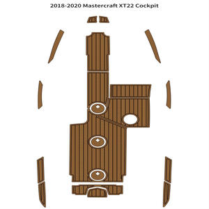 Plancher en bois de teck EVA moderne pour cockpit MasterCraft XT22 2018-2020, pour yachts et navires marins, antidérapant, produit très vendu - Product Image 1