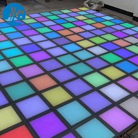 Système de jeu au sol intérieur pour enfants Multi-Inter Mega Grid avec éclairage LED, taille personnalisée, haute capacité