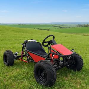 Kart de <span class=keywords><strong>course</strong></span> à <span class=keywords><strong>4</strong></span> <span class=keywords><strong>roues</strong></span> à pédales, moteur à essence <span class=keywords><strong>4</strong></span> temps 212cc, pneus tout-terrain de grande taille, freins à disque hydrauliques, pour adultes et enfants - Product Image 2