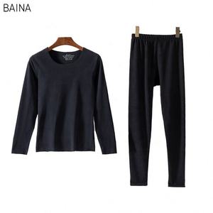 New <strong>Big</strong> Size Warm Round Collar Clothing Thermal Underwear Unisex Pajamas Sets - Product Image 1