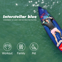 Planche de SUP gonflable Skatinger Interstellar Blue 11'6x32x6 pour sports nautiques