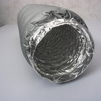 Tuyau d'échappement insonorisant pour système d'air frais, conduit de silencieux d'extraction pour hotte de cuisine