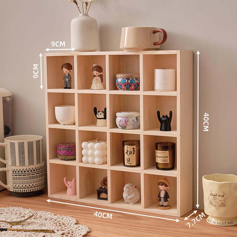 Natural wood color 16-grid