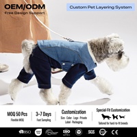 OEM ODM |   Gilet per Cani con Riflettenti, Regolabile con Quattro Bottoni a Scatto e Anello a D, 100% Cotone Naturale, OEM ODM, Logo Personalizzato, Pronto per la Spedizione