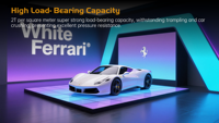 Pantalla LED Interactiva para Piso P2.5 con Sensor de Movimiento, Corredor Dinámico para Publicidad, Exposiciones y Exhibiciones Automotrices
