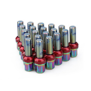 น็อตล้อเก็ตอิทอล สตีล 120 มม. สีแดงอะโนไดซ์ สำหรับอัพเกรดล้อ - Product Image 3