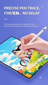 503M Active Capacitive Stylus <b>Pen</b> Zero Lag D-Shape Anti-Roll Android HarmonyOS Magnetic Fast Charge 4-LED Pencil - Product Image 5