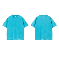 T-shirts surdimensionnés personnalisés pour hommes, 100 % coton, style streetwear, vierges, avec logo, vintage – Fabricant