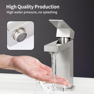 工厂价格Oem Odm黄铜浴室面盆新水龙头浴室搅拌机 - Product Image 2