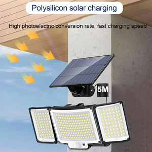 Lampes solaires étanches pour l'<span class=keywords><strong>extérieur</strong></span>, lumière murale à <span class=keywords><strong>détecteur</strong></span> de mouvement séparé pour <span class=keywords><strong>garage</strong></span>, cour - Product Image 4